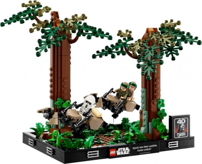 LEGO® Star Wars™ 75353 Preganjanje s spidrji na planetu Endor™ – diorama