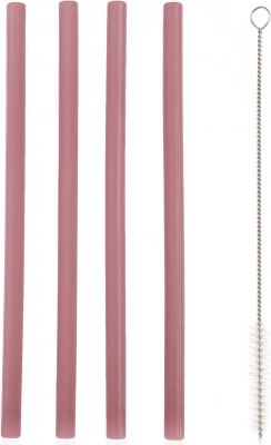 Silikonske slamice 4 kos, Old Pink