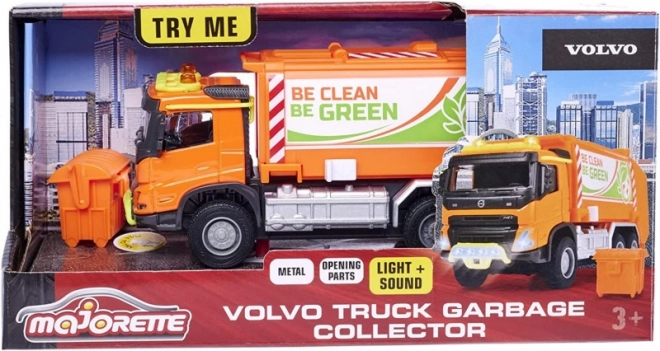 Majorette Grand Volvo smetarsko vozilo 19 cm z lučmi in zvoki