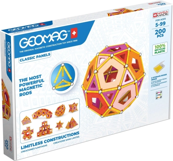 Geomag Classic Panels magnetna konstrukcijska igrača 200 delov
