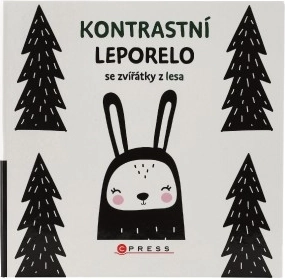 Kontrastno leparelo z gozdnimi živalicami