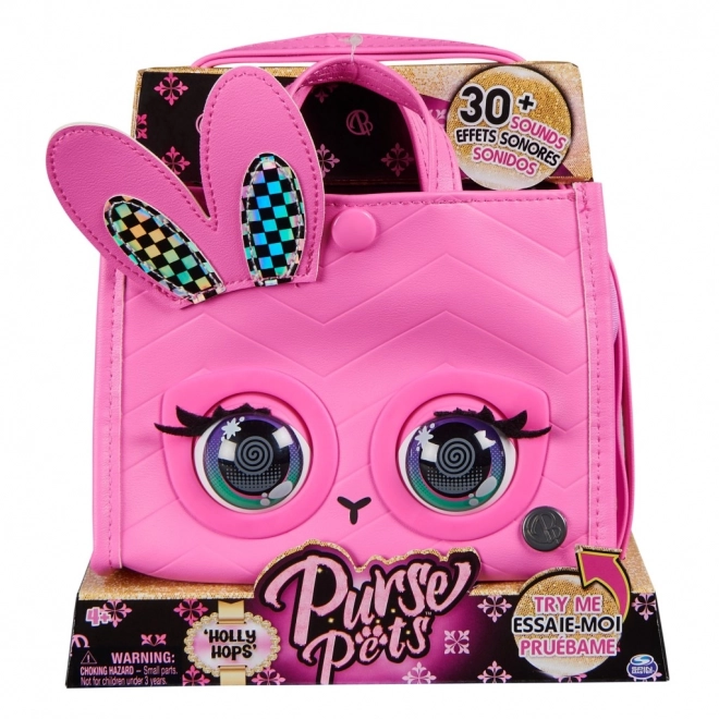 Interaktivna torbica Purse pets zajček
