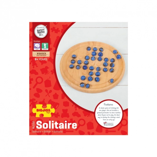 Bigjigs Toys Leseni solitaire