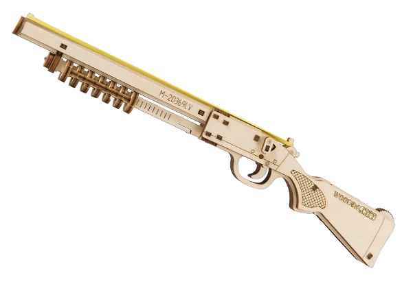 Lesena 3D sestavljanka WOODEN CITY Judgment Day Puška RMT-870