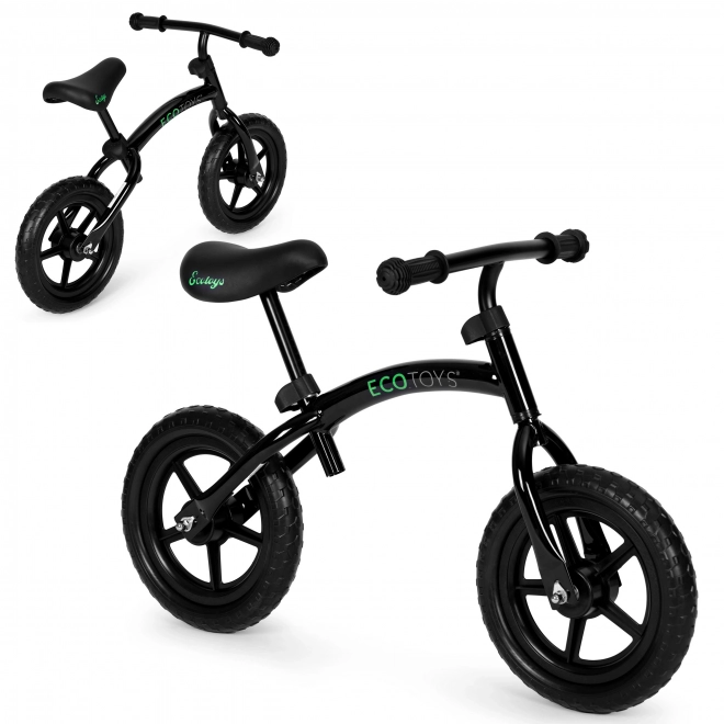 Otroški poganjalec ECOTOYS, črne barve