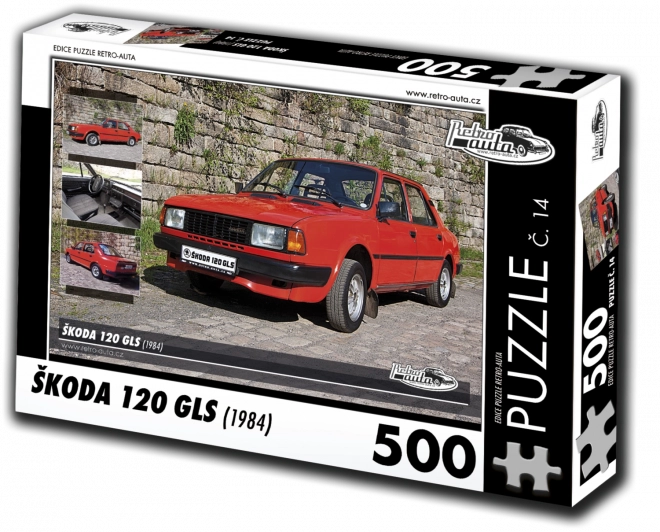 Retro avto sestavljanka Škoda 120 GLS (1984) 500 kosov