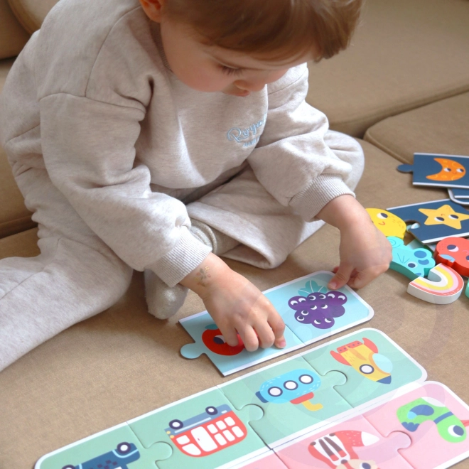Woopie Green Leseno Pexeso - Dotikalne Puzzle