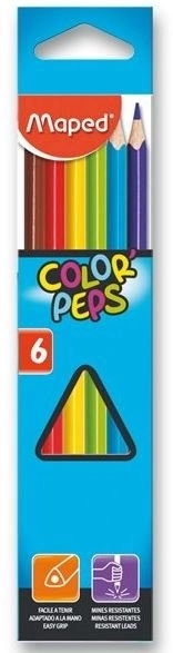 Barvice trikotne MAPED Color'Peps 6 kom