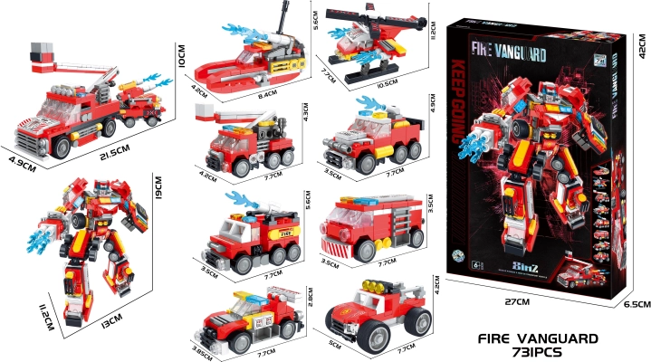 Konstrukcijski komplet Avto-robot Transformers 19 cm