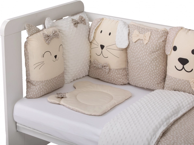 Komplet za posteljico Sleep Guardian 12-delni bež