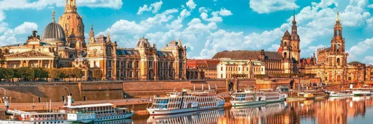 Panoramske sestavljanke Dresden, Nemčija 1000 koščkov