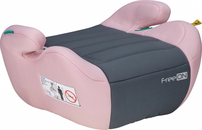 FreeON Podsedek Booster Comfy i-Size 125-150 cm, Roza-siva