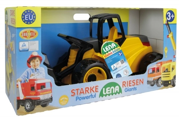 Velik rumeno-črni nakladalec Giga Trucks