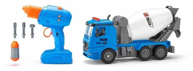 Baterijska betonska mešalec