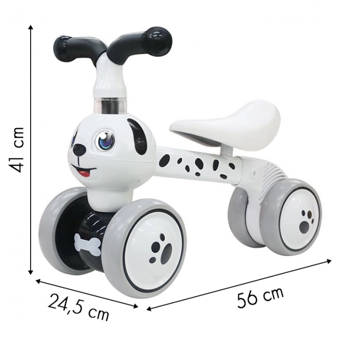 ECOTOYS Potisni voziček Pesek bel