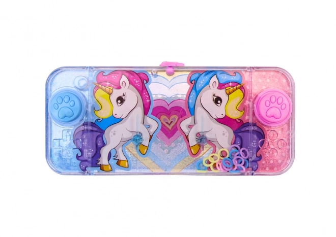 Arkadna igra na vodni konzoli Pink Unicorn Pad Wheels