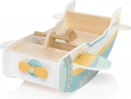 Lesena montessori gugalnica – letalo, Wood