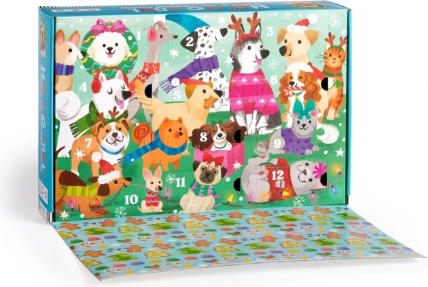 Božično odštevanje Puzzle set 12 kosov