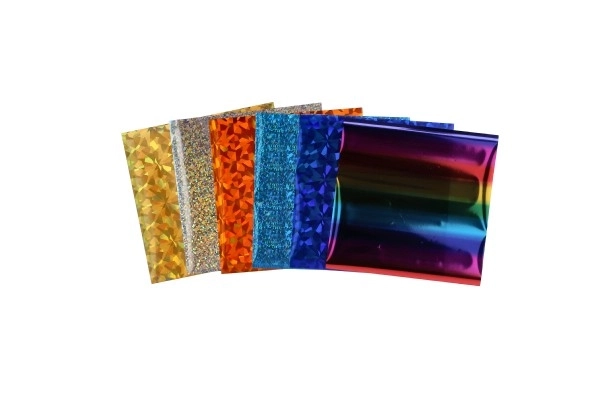 Kreativni set čaranja s folijskimi sličicami bleščečimi v vrečki 22x27cm