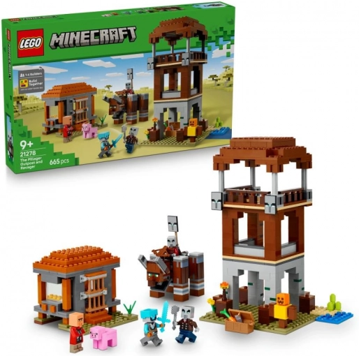 LEGO® Minecraft® 21278 Tabor plenilcev in Uničevalec