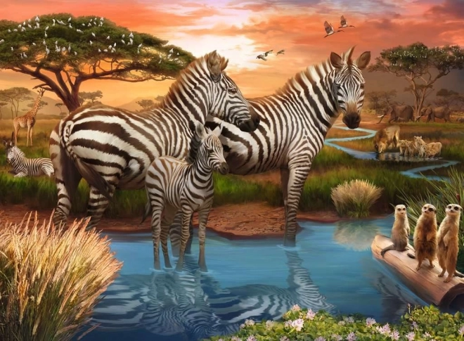 Sestavljanka Zebra 500 koščkov