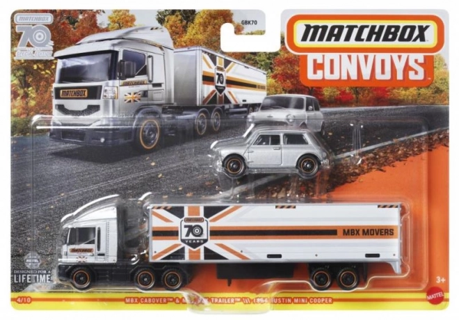 Prevozno vozilo + avto Matchbox Konvoji