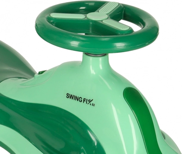 Zelena vozička igrača Swing Fix za otroke