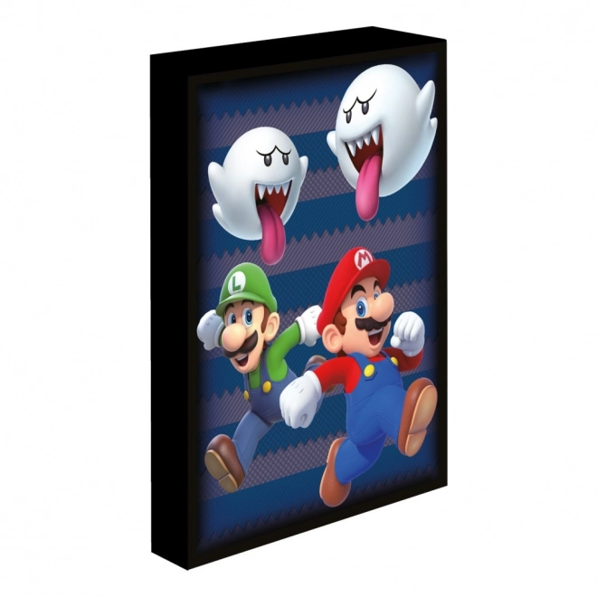 Svetleča LED slika Super Mario 30x40 cm