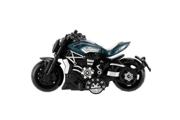 Motor z kovine/plastike 10cm na vzvratno vlečenje, mešanica barv