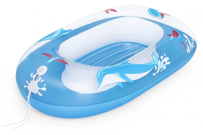 Ponton Modri Delfin 102x69 cm BESTWAY