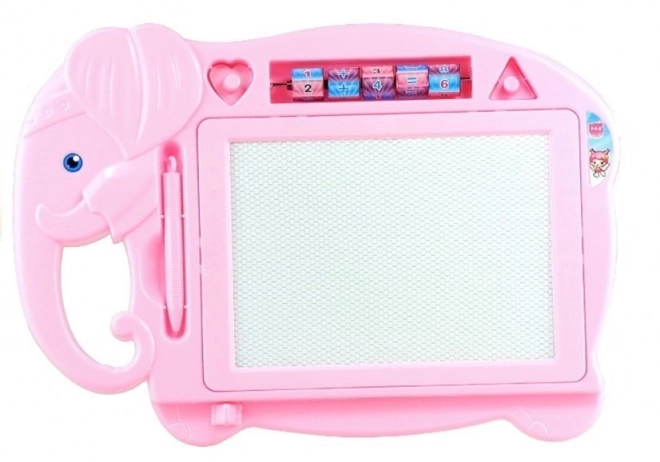 Magnetna tabla Elephant Stamp Pink