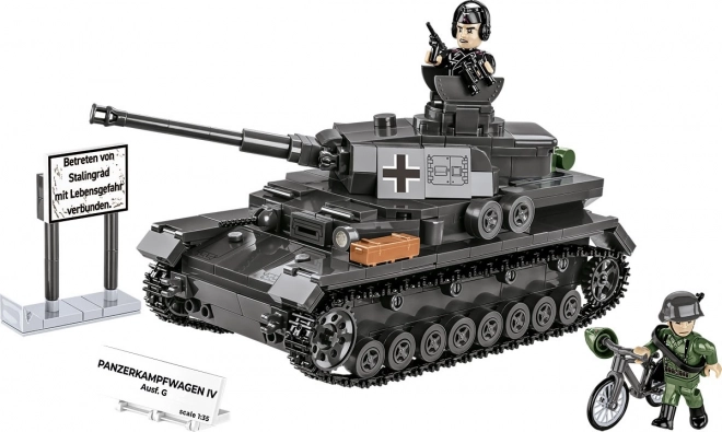 COBI 3127 Druga svetovna vojna Nemški tank Panzerkampfwagen IV Ausf. G 1:35
