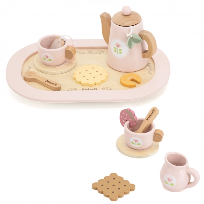 Leseni čajni set POLARB