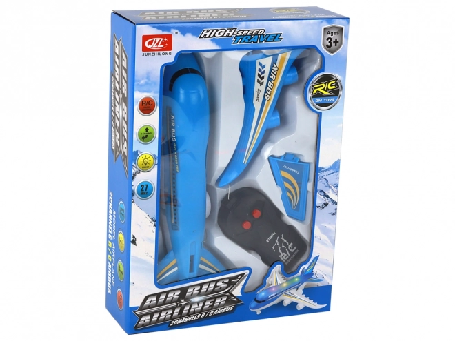 Daljinsko upravljana letala R/C Lights Blue DIY