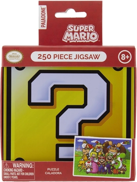 Sestavljanka Super Mario 250 koščkov v kovinski škatli