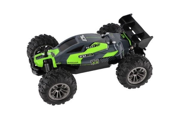 Avto RC Buggy hitrostni 2,4GHz plast 25cm na baterije v škatli 31x14x18cm – Zelene