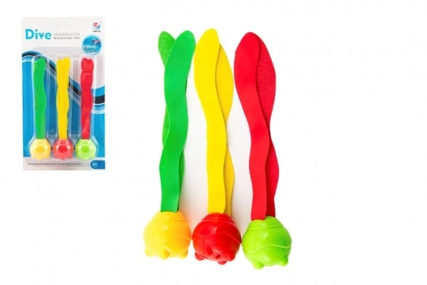 Zabavne potapljaške žogice za otroke 3 kos plastične