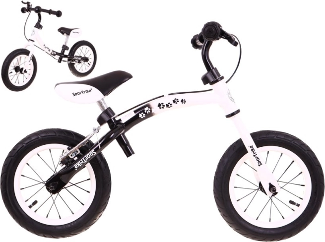 Otroški poganjalec Boomerang SporTrike – Bela