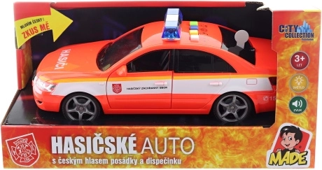 Gasilski avto s češkim glasom 24 cm