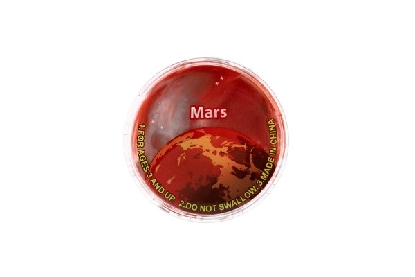 Sliz - hmota planeta sončni sistem 7cm mešanica barv