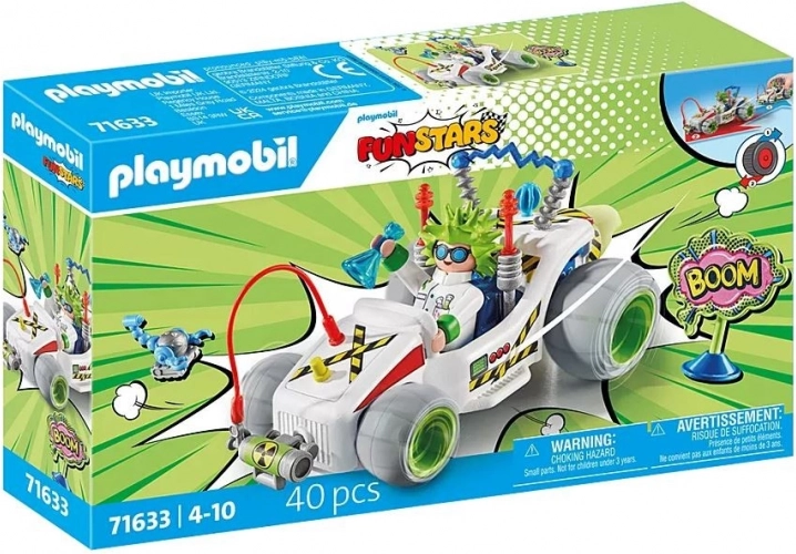Playmobil Funstars Racing: profesor z gokartom in dodatki