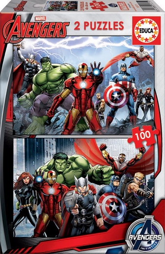 Sestavljanka EDUCA AVENGERS – Združitev 2×100 kosov