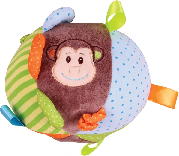 Bigjigs Baby tekstilna aktivna žoga opička Cheeky