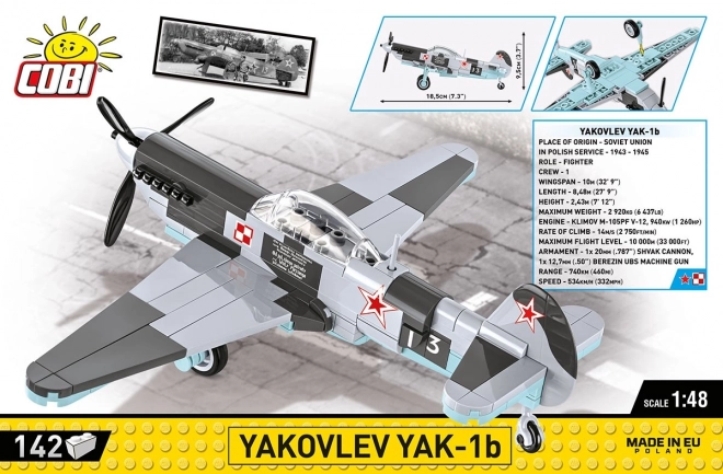 Komplet letala Jakovljev Yak-1b