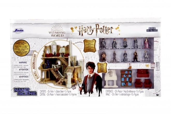 Harry Potter Gryfondomski stolp z nano figuricami
