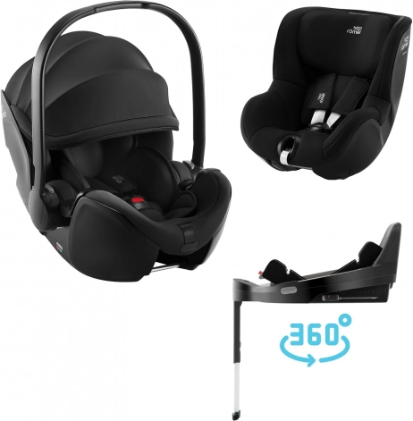 Avtosedežni rastni set Britax Römer Baby-Safe Pro in Dualfix 5Z