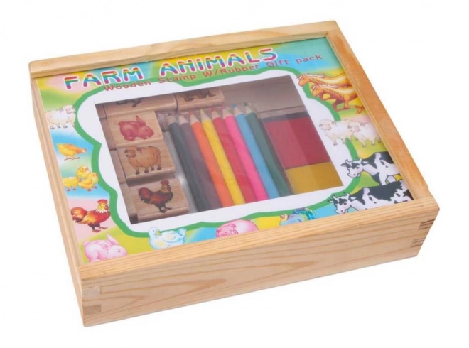 Majhen komplet žigov Farma Small Foot