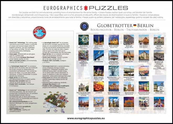 EUROGRAPHICS Sestavljanka Potovalec Berlin 1000 kosov