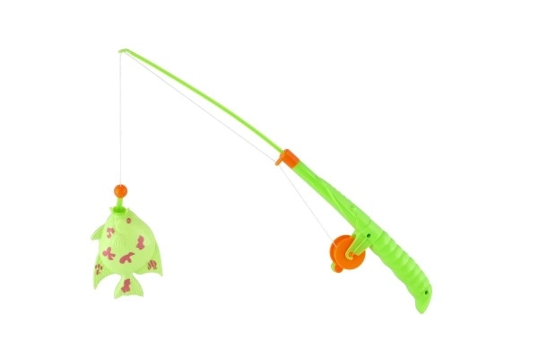 Igra ribe/ribič magnetna plastika 3kosi+palica plastika 34cm barvni mix na kartici