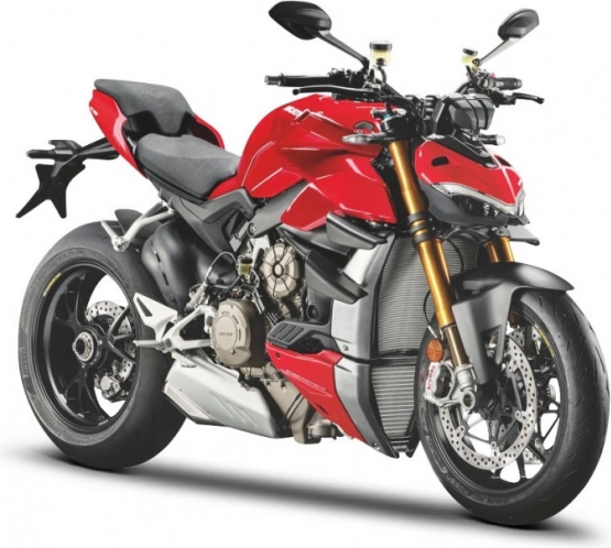 Model Ducati Super Naked V4 s podstavkom